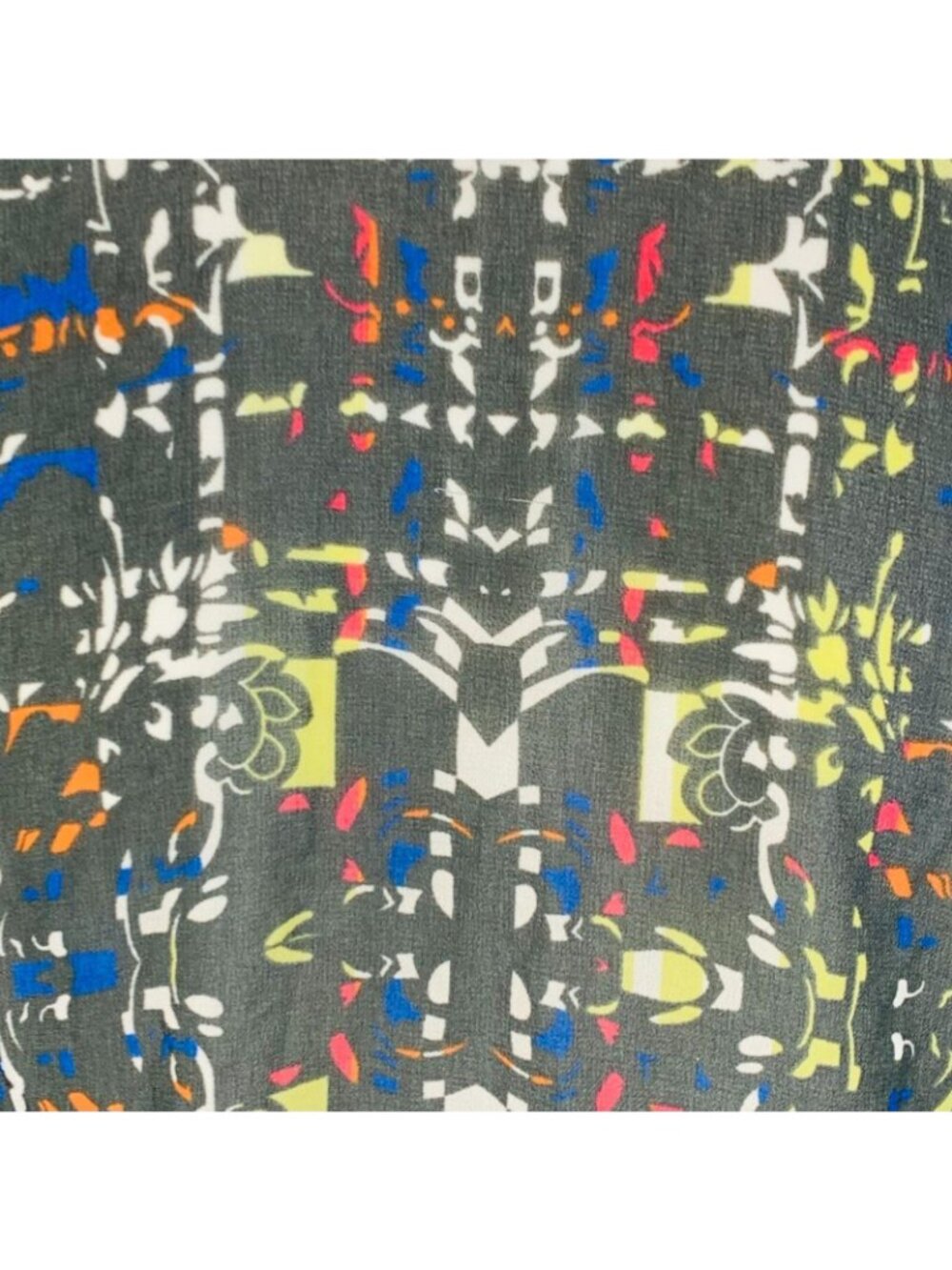 Cabi Womens Festival Button Blouse Multicolor Geometric Print Sheer #129 Size S - Picture 5 of 12